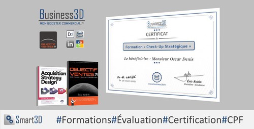 Certification des formations Business3D